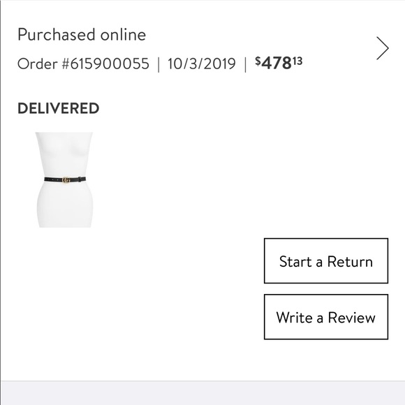 Gucci Pearl Logo Belt - Picture 5 of 5